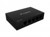 Lanberg Switch DSM1-1005 5X 1GB/S niezarządzalny Gigabit Ethernet Desktop 12V ( obudowa metalowa)